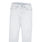 DICKIES Mens Slim Light Blue Denim Jeans Cotton Blend W30 L30 Zip Pocket