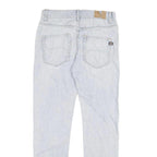 DICKIES Mens Slim Light Blue Denim Jeans Cotton Blend W30 L30 Zip Pocket