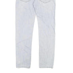 DICKIES Mens Slim Light Blue Denim Jeans Cotton Blend W30 L30 Zip Pocket