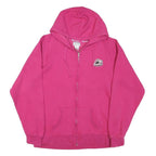CHAMPION Womens Pink Full Zip Hoodie XL Cotton Blend Casual Sweatshirt
