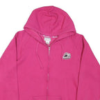 CHAMPION Womens Pink Full Zip Hoodie XL Cotton Blend Casual Sweatshirt