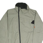 SHERPA Mens Grey & Black Outdoor Jacket S Polyester Blend Zip Pocket Casual