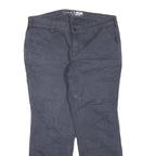 CARHARTT Womens Cotton Blend Blue Loose Straight Trousers W38 L29 Workwear