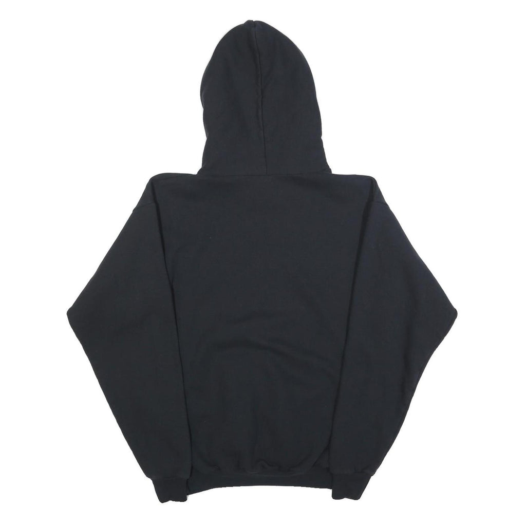 HANES Womens Black Proud Army Sister Cotton Blend Hoodie M Printed Pullover