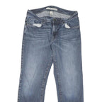 DKNY Womens Jeans Blue Regular Straight Denim Medium W32 L30 Cotton Blend Zip