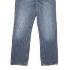 DKNY Womens Jeans Blue Regular Straight Denim Medium W32 L30 Cotton Blend Zip