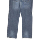 DKNY Womens Jeans Blue Regular Straight Denim Medium W32 L30 Cotton Blend Zip