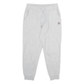 FILA Mens Joggers Grey S W28 L26 Slim Tapered Cotton Blend Casual Sportswear