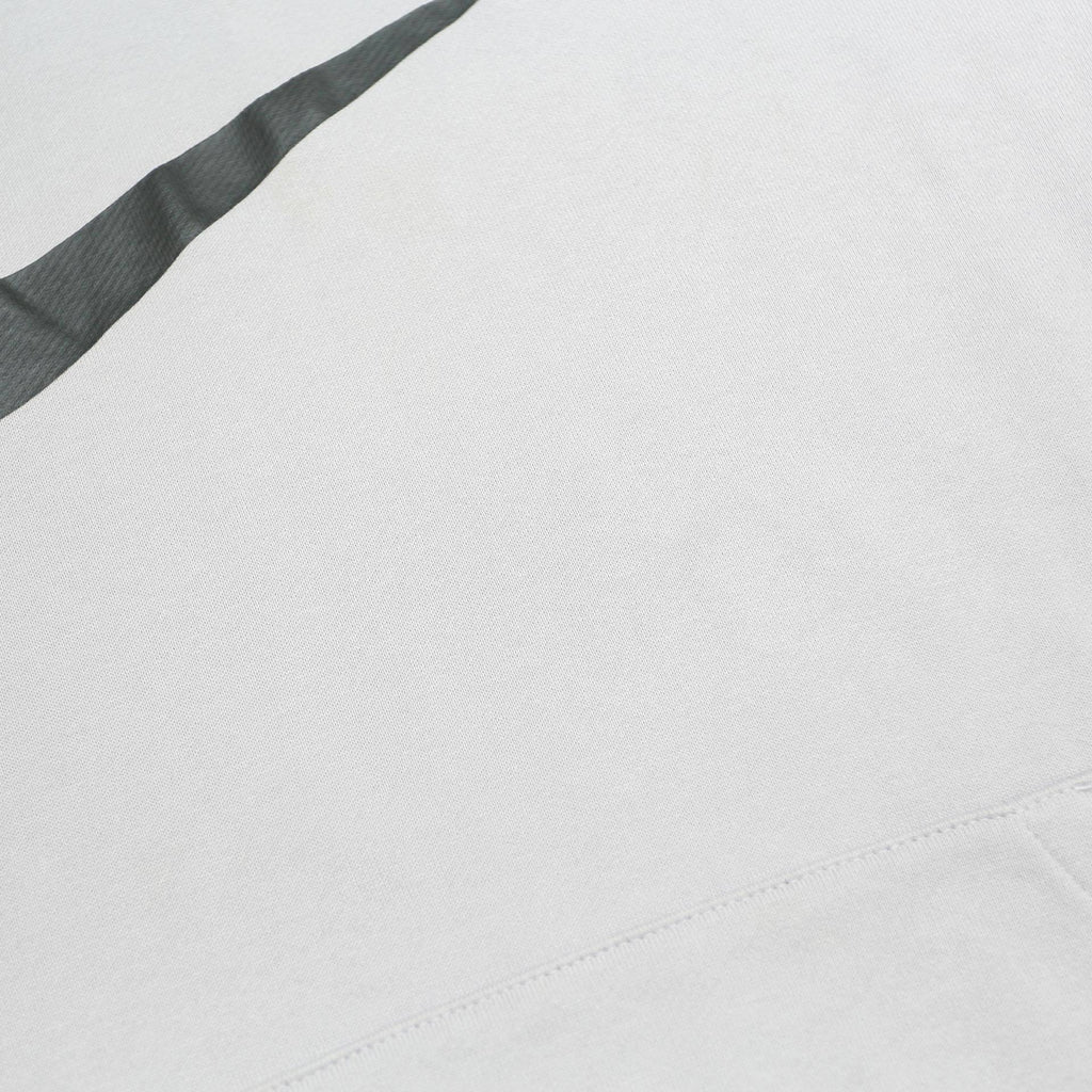 NIKE Womens White Hoodie M Cotton Blend Pullover Crew Neck Casual Sportswear