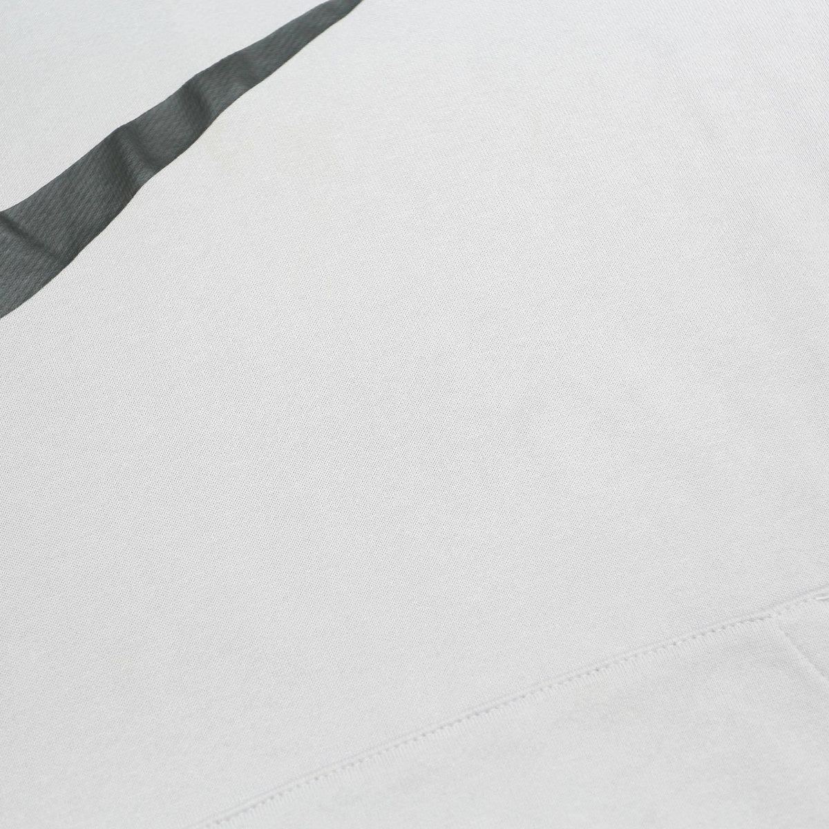 NIKE Womens White Hoodie M Cotton Blend Pullover Crew Neck Casual Sportswear
