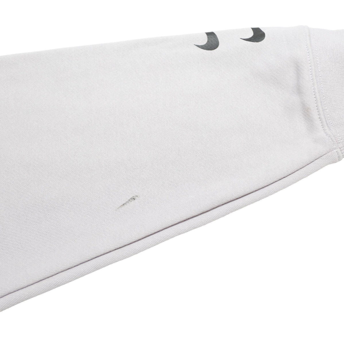 NIKE Womens White Hoodie M Cotton Blend Pullover Crew Neck Casual Sportswear