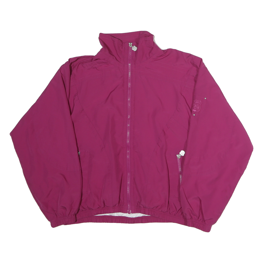 KAELIN Womens Pink Jacket XL Polyester Blend Plain Zip Casual Lightweight