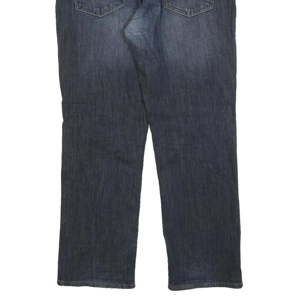 LEE Mens Regular Fit Blue Denim Straight Cotton Blend Jeans W36 L30 Classic