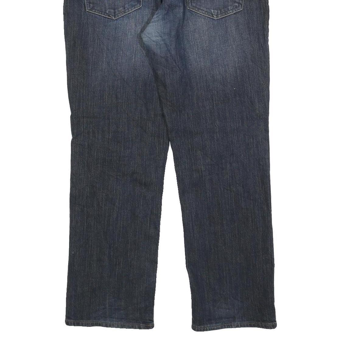 LEE Mens Regular Fit Blue Denim Straight Cotton Blend Jeans W36 L30 Classic