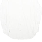 COVERI FACTORY Mens White Cotton Shirt M Classic Button Down Long Sleeve Casual