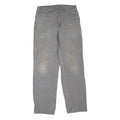 DICKIES Mens Regular Fit Grey Cotton Blend Denim Jeans W32 L32 Workwear Zip