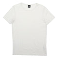 BOSS HUGO BOSS Mens White Crew Neck Short Sleeve T-Shirt S Cotton Blend Casual