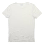 BOSS HUGO BOSS Mens White Crew Neck Short Sleeve T-Shirt S Cotton Blend Casual