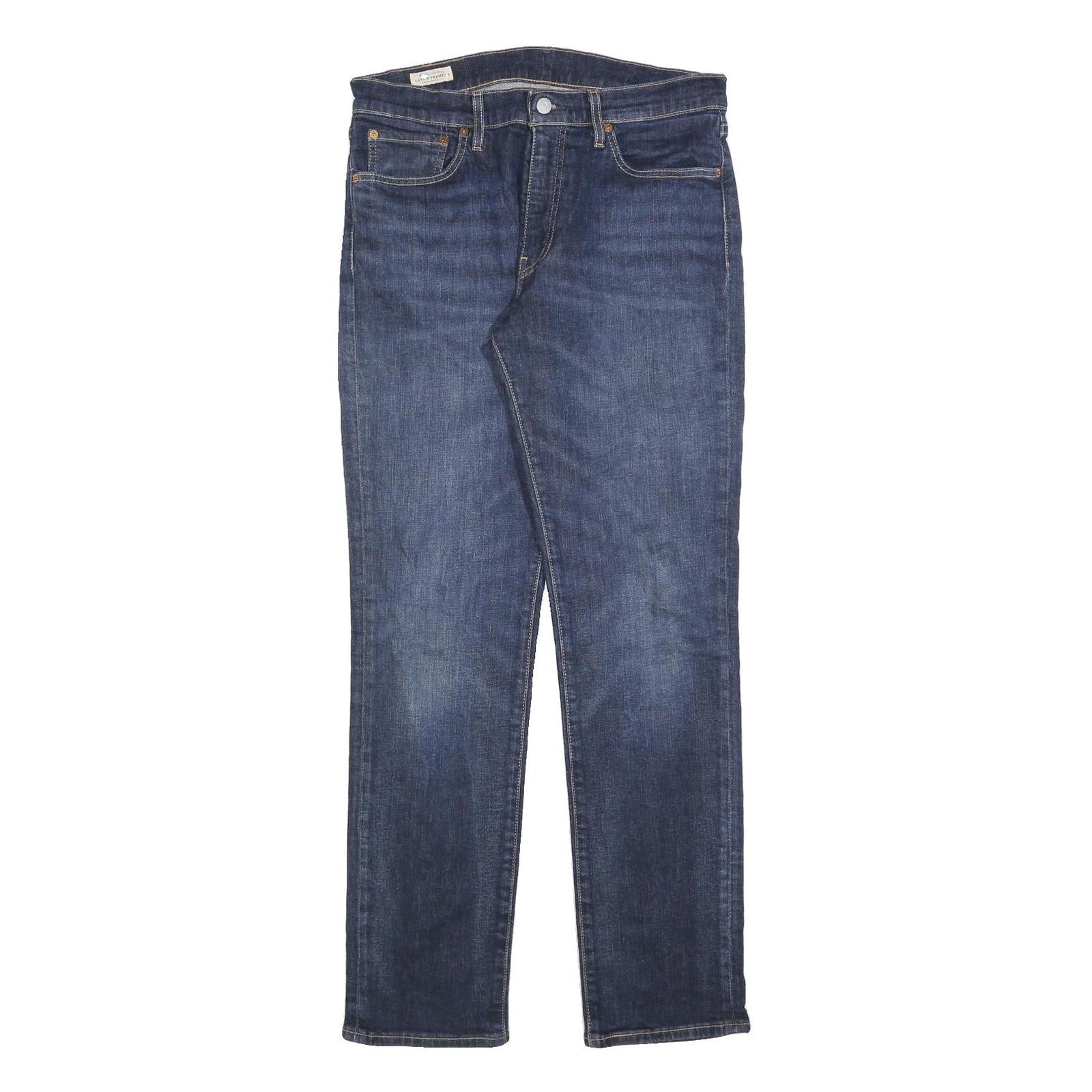 LEVI'S 511 Big E Mens Slim Jeans Blue Denim W32 L32 Classic Zip Pocket