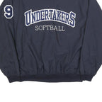 PORT AUTHORITY Mens Blue Undertakers Softball V-Neck M Sports Sweatshirt