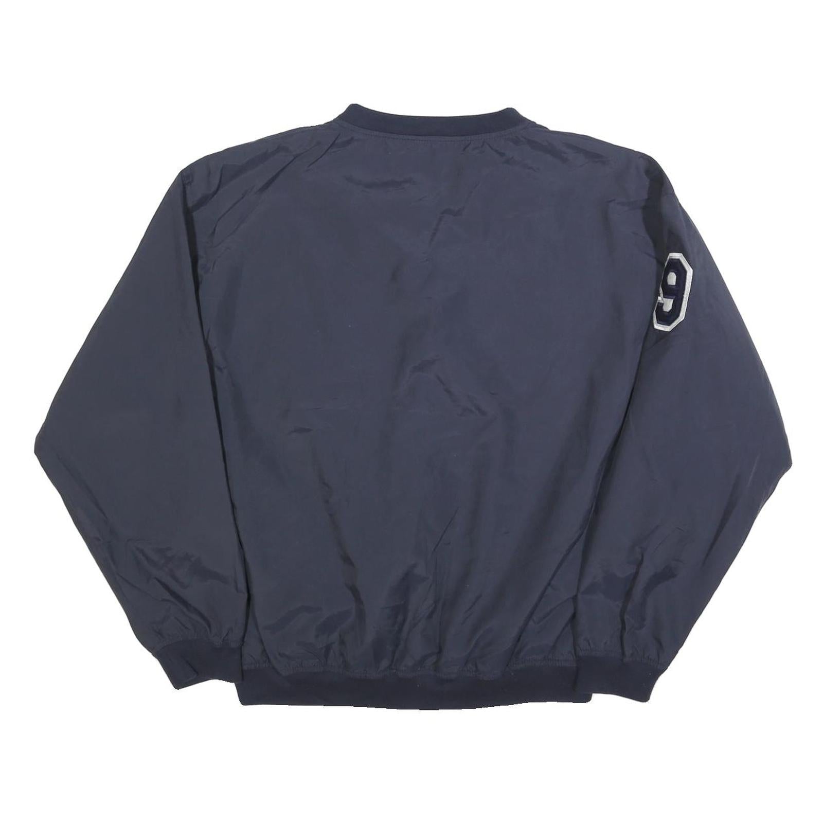 PORT AUTHORITY Mens Blue Undertakers Softball V-Neck M Sports Sweatshirt