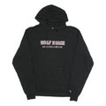 CHAMPION Mens Black Wolf Beach Volleyball Club Pullover Hoodie L Cotton Blend