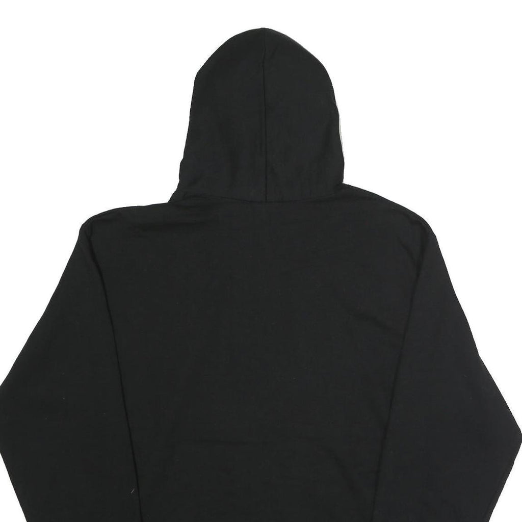 CHAMPION Mens Black Wolf Beach Volleyball Club Pullover Hoodie L Cotton Blend