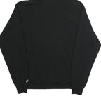 CHAMPION Mens Black Wolf Beach Volleyball Club Pullover Hoodie L Cotton Blend