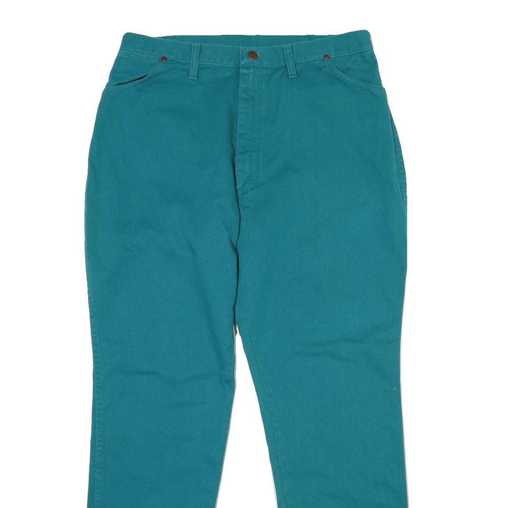 WRANGLER Womens Classic Blue Jeans Button Cotton W34 L31 Comfortable Fit