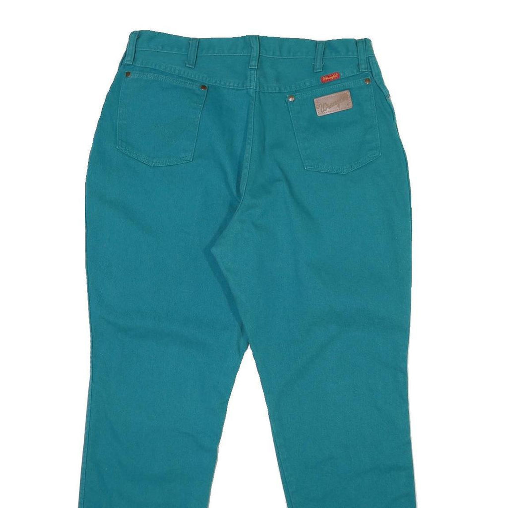 WRANGLER Womens Classic Blue Jeans Button Cotton W34 L31 Comfortable Fit