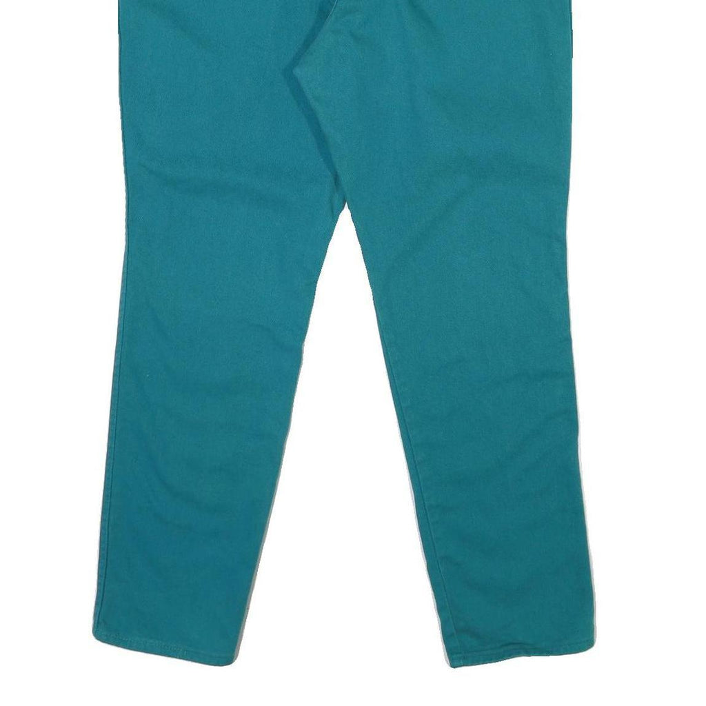 WRANGLER Womens Classic Blue Jeans Button Cotton W34 L31 Comfortable Fit