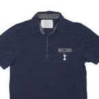HOTSPUR HERRITAGE Mens Navy Polo Shirt M Cotton Blend Short Sleeve Plain