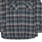 FIELD N' FOREST Mens Blue Plaid Long Sleeve Shirt 2XL Cotton Blend Casual