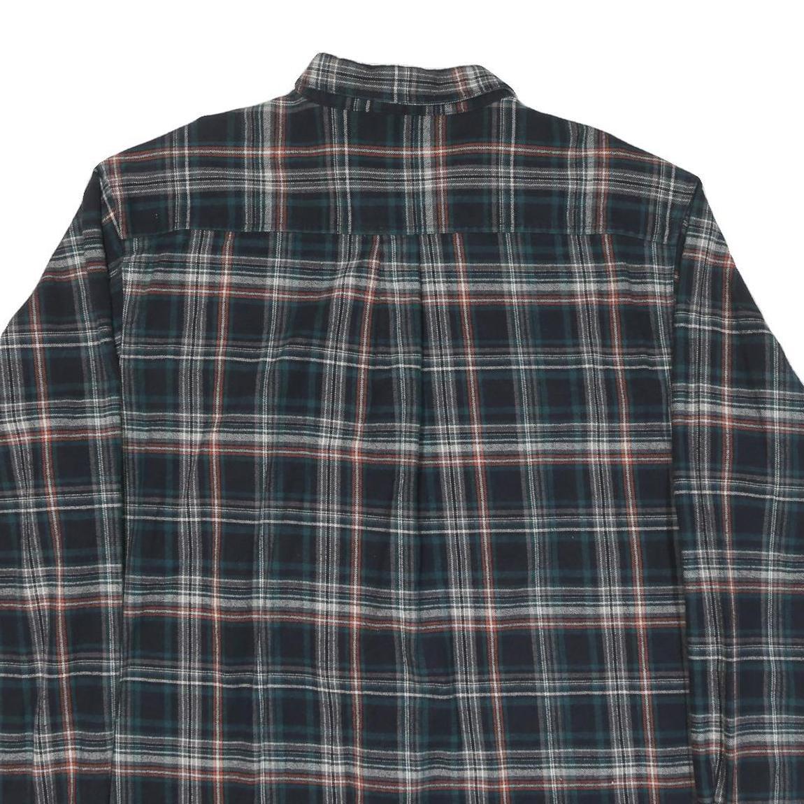 FIELD N' FOREST Mens Blue Plaid Long Sleeve Shirt 2XL Cotton Blend Casual