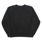 THE NORTH FACE Mens Black Cotton Blend Sweatshirt L Crew Neck Pullover Classic