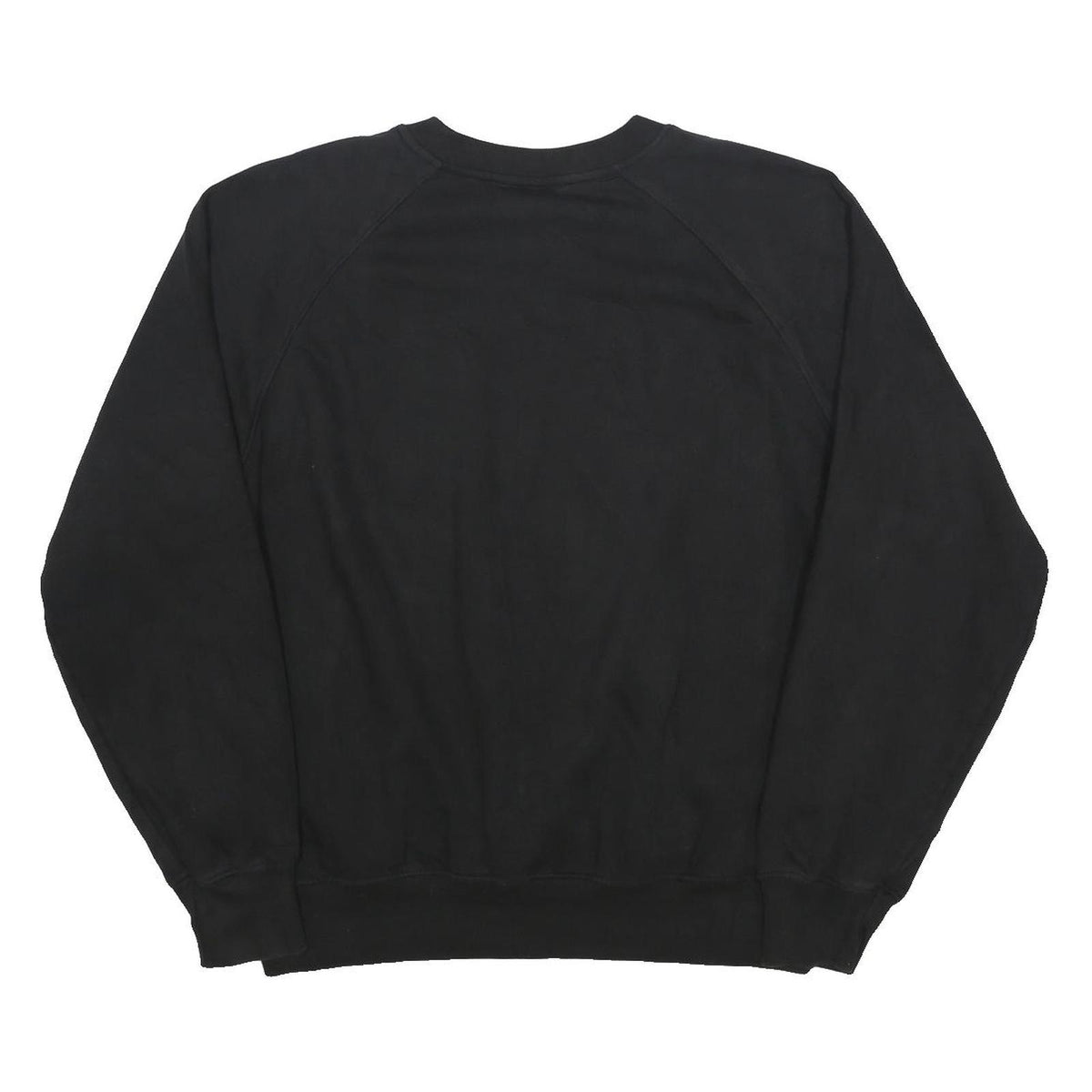 THE NORTH FACE Mens Black Cotton Blend Sweatshirt L Crew Neck Pullover Classic