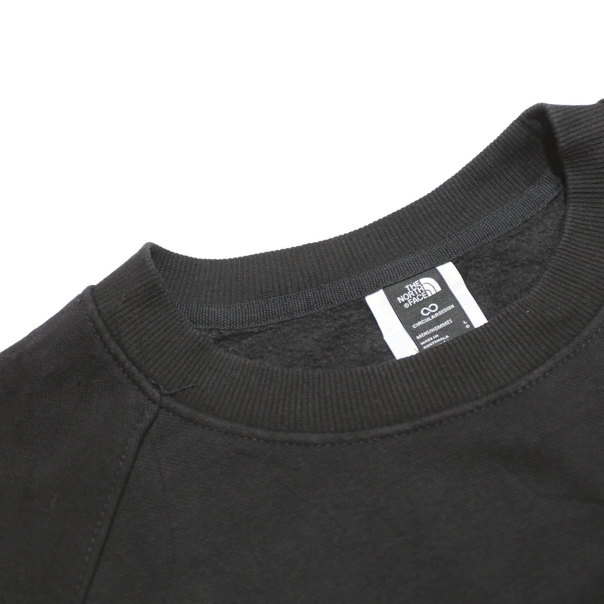 THE NORTH FACE Mens Black Cotton Blend Sweatshirt L Crew Neck Pullover Classic