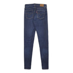 LEVI'S 720 BIG E Womens Jeans Blue Slim Skinny Denim Medium W27 L32 Zip Closure