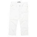 LEVI'S Womens Jeans White Regular Straight W28 L20