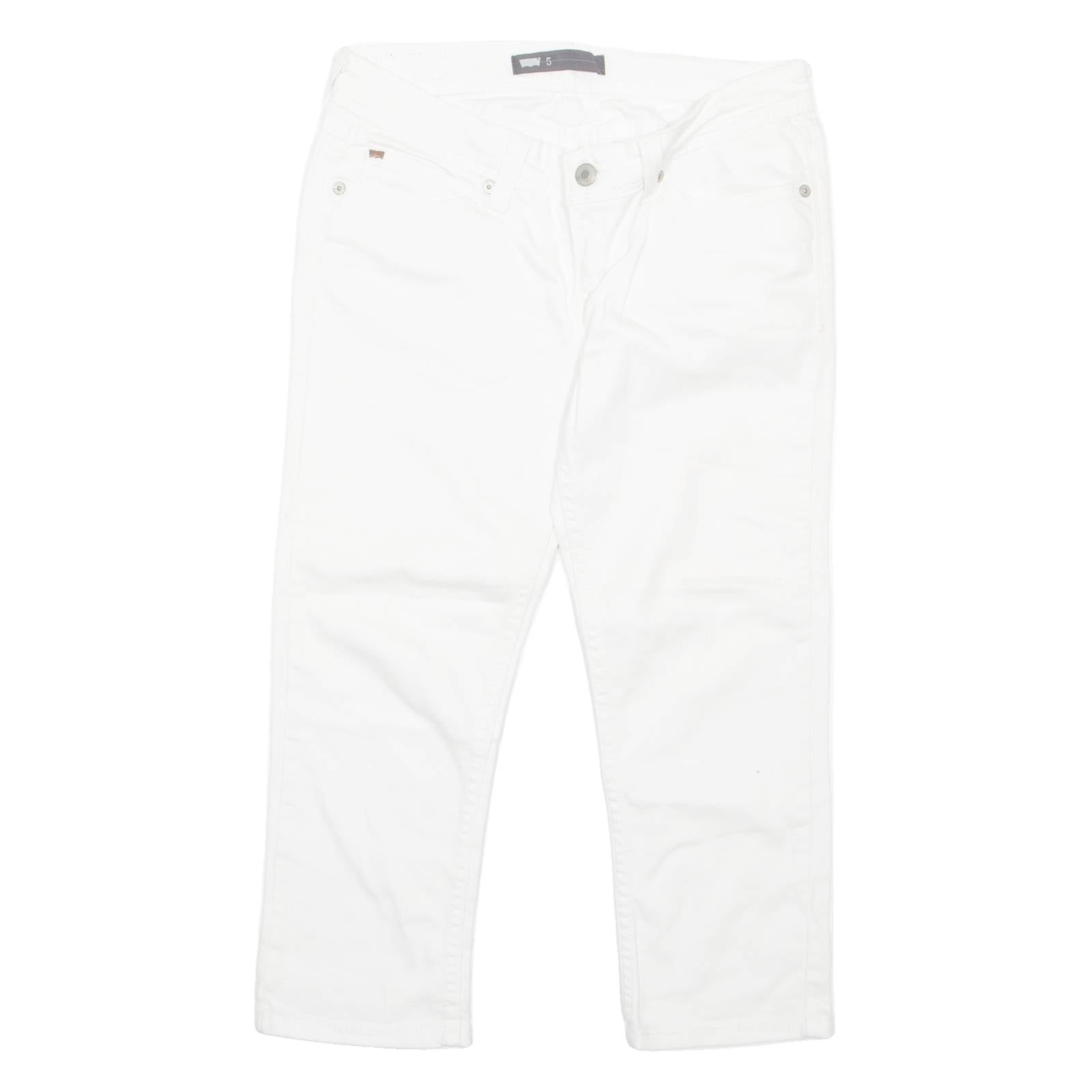LEVI'S Womens Jeans White Regular Straight W28 L20