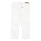 LEVI'S Womens Jeans White Regular Straight W28 L20
