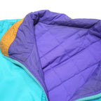 WOOLRICH Womens Blue & Purple Outdoor Jacket L Nylon Zip Plain Sport Casual
