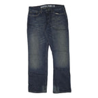 NAUTICA Mens Regular Fit Blue Denim Jeans Cotton Blend W34 L31 Classic Style Zip