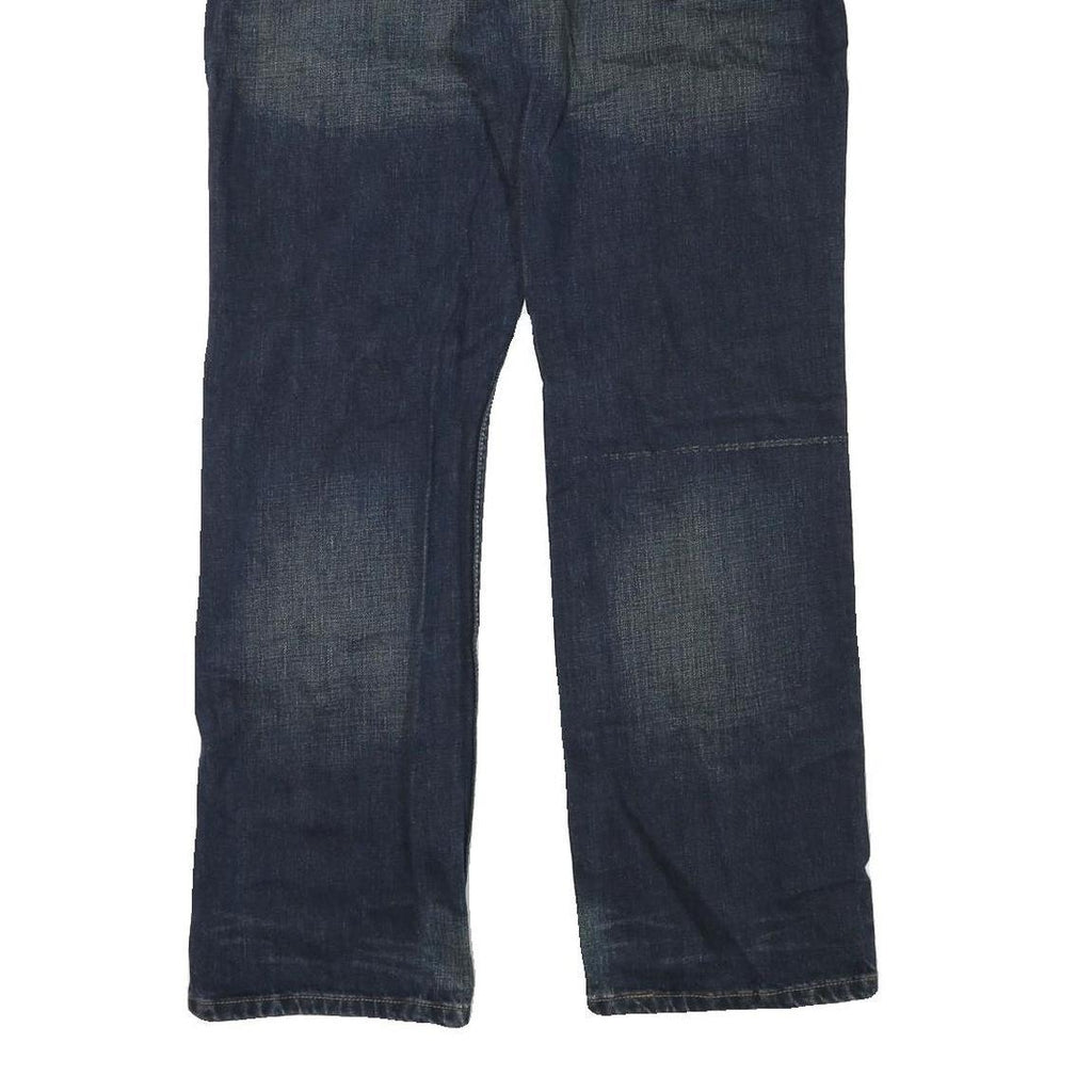 NAUTICA Mens Regular Fit Blue Denim Jeans Cotton Blend W34 L31 Classic Style Zip