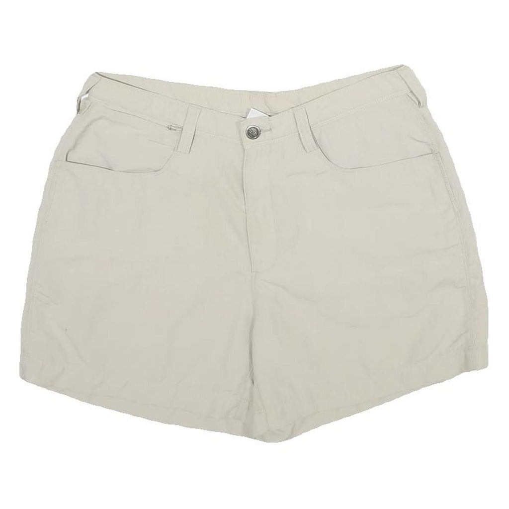 THE NORTH FACE Womens Shorts White Casual UK 12 W32 Lightweight Nylon