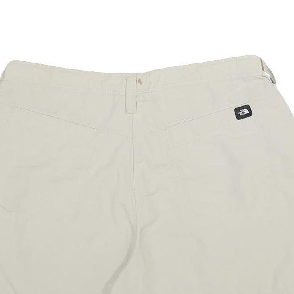 THE NORTH FACE Womens Shorts White Casual UK 12 W32 Lightweight Nylon