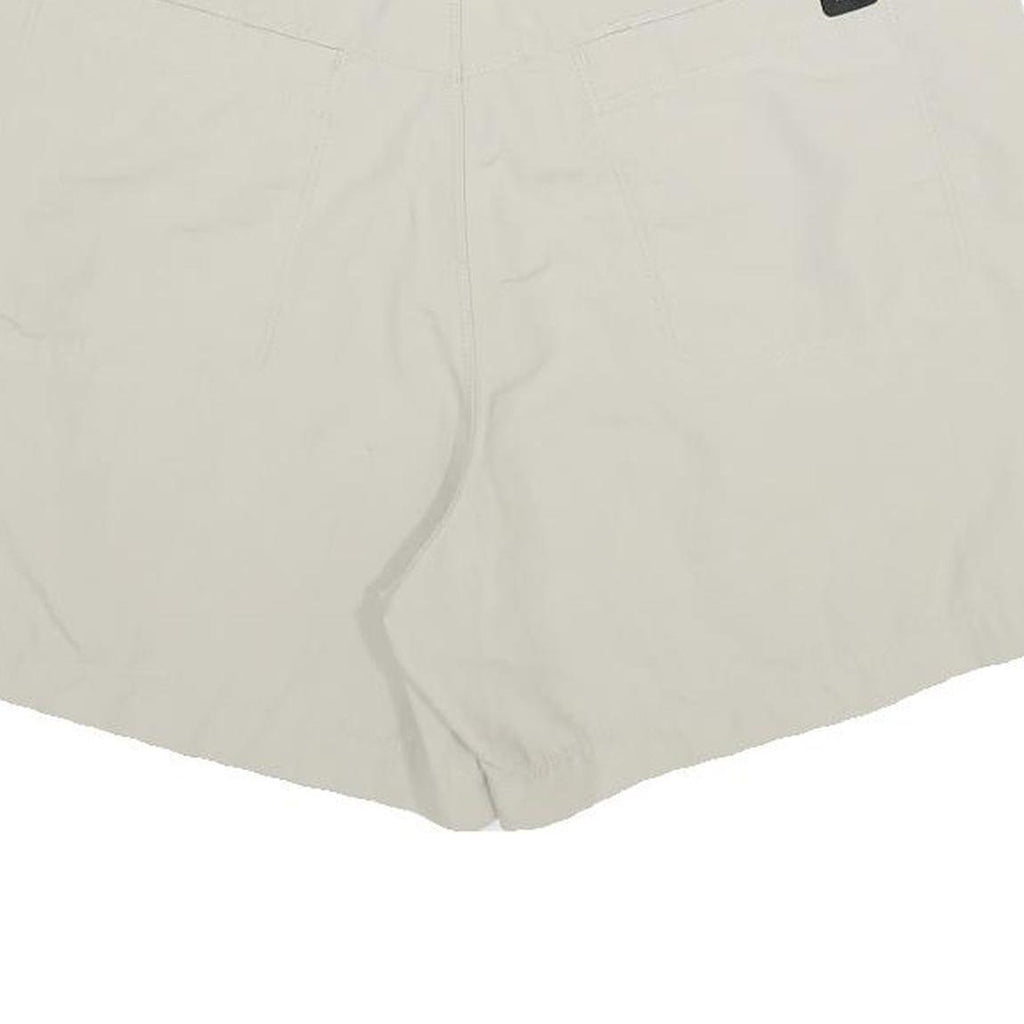 THE NORTH FACE Womens Shorts White Casual UK 12 W32 Lightweight Nylon