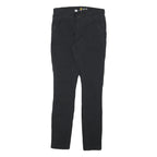 CARHARTT Womens Cotton Blend Black Slim Fit Skinny Trousers W28 L30 Practical
