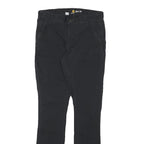 CARHARTT Womens Cotton Blend Black Slim Fit Skinny Trousers W28 L30 Practical