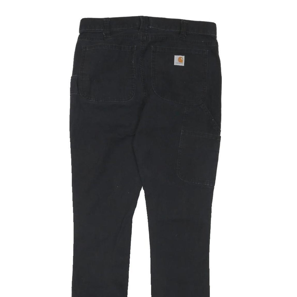 CARHARTT Womens Cotton Blend Black Slim Fit Skinny Trousers W28 L30 Practical